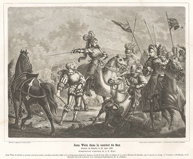 Жан Вала де Гларус в битве при Саксе 25 марта 1499 года в ходе Швабской войны. 