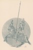 Рыцарское вооружение эпохи императора Максимилиана I (из "Иллюстрированной истории верховой езды", изданной в Париже в 1891 году)