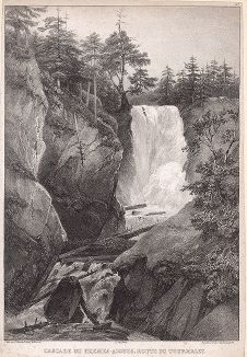Водопад на перевале Турмале, Верхние Пиренеи. 