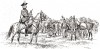 Французские гусары в униформе образца 1789 года (из Types et uniformes. L'armée françáise par Éduard Detaille. Париж. 1889 год)