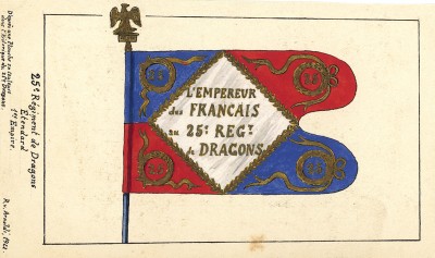 Штандарт 25-го драгунского полка французской армии. Коллекция Роберта фон Арнольди. Германия, 1911-28