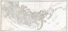 Карта России, с Сибирью и Дальним Востоком. Tatarie chinoise - Tatarie independente - mer Pacifique du nord - Amerique Septentrionale. Париж, 1788