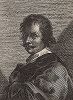 Ян Герритс ван Бронкхорст (1603 -- 1661 гг.) -- голландский живописец, гравер и рисовальщик. Гравюра Питера де Байлю с автопортрета художника. 