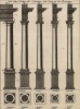 Архитектура. Пять ордеров архитектуры (Ивердонская энциклопедия. Том I. Швейцария, 1775 год)