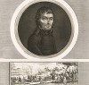 Бартелеми Жубер (1769-99) - сын адвоката, доброволец (1791), лейтенант (1792), дивизионный генерал и герой Риволи (1796), при Директории главнокомандующий Итальянской армией и противник Суворова. Убит в сражении при Нови 15 августа 1799 г. Париж, 1804