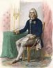 Шарль Морис де Талейран-Перигор (1754-1838) - дипломат и министр иностранных дел Франции. Лист из серии Le Plutarque francais..., Париж, 1844-47 гг. 