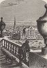 Вид на Детройт с балкона здания муниципалитета. Лист из издания "Picturesque America", т.I, Нью-Йорк, 1872.