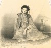 Татарка (литография с рисунка художника Василия Штернберга) (Русский художественный листок. N 20 за 1851 год)