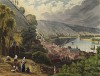 Уборка урожая в местечке Буль на Сене (из Picturesque Tour of the Seine, from Paris to the Sea... (англ.). Лондон. 1821 год (лист XVIII))