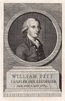 Уильям Питт Младший (1759-1806) - премьер-министр Великобритании. 