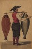 Гамбургские уличные торговцы 1810-х гг. Торговцы рыбой. "Копчёная рыба!"