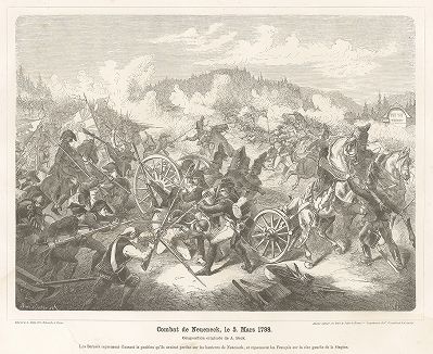 Сражение в Нойенегге 5 марта 1798 года. 