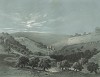 Долина Кедрон (Le Pays d'Israel collection de cent vues prises d'après nature dans la Syrie et la Palestine par C. W. M. van de Velde. Париж. 1857 год. Лист 63)