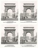Триумфальная арка в Париже.  Демонстрация различных полутоновых растров (часть 2). 