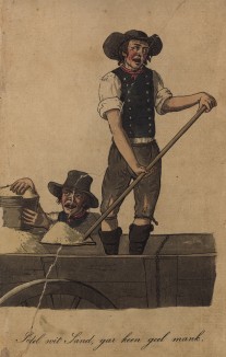 Гамбургские уличные торговцы 1810-х гг.