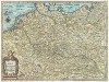 Карта Германии. Nova totius Germaniae descriptio. Deutschland. Составил Маттеус Мериан для атласа Theatrum Europaeum. Франкфурт-на Майне, 1650