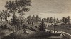 Сельский пейзаж на окраине городка Барнуэлл близ Кембриджа (из A New Display Of The Beauties Of England... Лондон. 1776 г. Том 2. Лист 16)