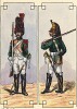 1804-12 г. Солдаты 26-го драгунского полка французской армии в пешем строю. Коллекция Роберта фон Арнольди. Германия, 1911-28 