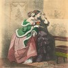 На балу в опере. Из альбома литографий Paris. Miroir de la mode, посвящённого французской моде 1850-60 гг. Париж, 1959