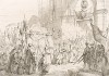 25 марта 1792 года. Похороны последнего Великого адмирала Венецианской республики Анджело Эмо (1731-92). Storia Veneta, л.149. Венеция, 1864