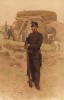 Сапёр-минёр инженерных войск Швейцарии в карауле (из альбома хромолитографий L' Armée Suisse... Цюрих. 1894 год)