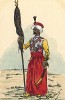1812 г. Офицер гвардейских мамелюков Наполеона с бунчуком. Коллекция Роберта фон Арнольди. Германия, 1911-28