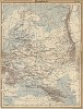 Карта Европейской России из издания Луиса Герстнера. Лейпциг, 1890-е гг.