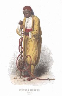 Каирский евнух. Лист из серии Musée Cosmopolite; Musée de Costumes, Париж, 1850-63