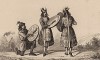 Татарские шаманы, или маги (из L'Univers. Histoire et Description de tous les Peuples. Russie. Париж. 1838 год (лист 28))