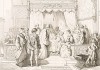 Июль 1473 г. Король Кипра Жак II де Лузиньян (1438-73), умирая, надеется на покровительство Венецианской республики и завещает королевство своей супруге Катерине Корнаро. Storia Veneta, л.86. Венеция, 1864