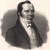 Андерс Магнус Стринхольм (25 ноября 1786 - 18 января 1862), издатель, историк и переводчик, член Королевской академии наук (1845). Stockholm forr och NU. Стокгольм, 1837
