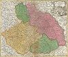 Карта Королевства Богемия, герцогства Силезия, маркграфства Моравия и Лужица.Regni Bohemiae Ducatus Silesiae, Marchionatus Moraviae et Lusatiae Tabula Generalis.
