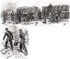 17 октября 1854 года. Батарея французской тяжёлой артиллерии ведёт обстрел Севастополя (из Types et uniformes. L'armée françáise par Éduard Detaille. Париж. 1889 год)