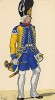 1800 г. Гобоист полкового оркестра лейб-гвардии королевства Саксония. Коллекция Роберта фон Арнольди. Германия, 1911-29 гг.