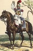 1812 г. Кавалерист 1-го полка карабинеров французской тяжелой кавалерии. Коллекция Роберта фон Арнольди. Германия, 1911-28