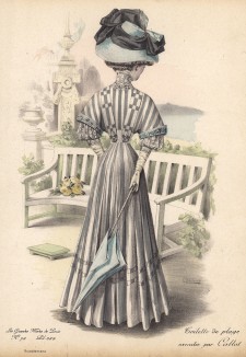 Дословно - "пляжный костюм". Из коллекции Callol (Les grandes modes de Paris за 1907 год).