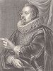 Энгельберт Тайе, барон ван Веммель (1589--1657) - брабантский аристократ и политик, член Совета Брабанта.  Лист из знаменитой "Иконографии" Антониса ван Дейка. 