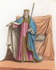 Король Англии Эдуард III (1312-77). Из роскошно изданной работы "Исторический костюм XII-XV веков", л.83. Париж, 1860