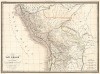 Карта Перу и Боливии, включающая Верхнее Перу. Atlas universel de geographie ancienne et moderne..., л.49. Париж, 1842