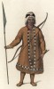 Охотник якут (лист 40 иллюстраций к известной работе Эдварда Хардинга "Костюм Российской империи", изданной в Лондоне в 1803 году)