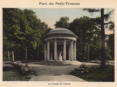 Версаль. Парк Малого Трианона. Храм Амура. Из альбома фотогравюр Versailles et Trianons. Париж, 1910-е гг.