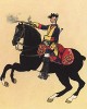 Английский кавалерист королевской конной гвардии в 1742 году (из популярной в нацистской Германии работы Мартина Лезиуса Das Ehrenkleid des Soldaten... Берлин. 1936 год)