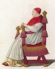 Папа Римский Сикст IV (в миру — Франческо делла Ровере (1414--1484)). (С фрески «Папа Сикст IV называет Платину префектом библиотеки», Мелоццо да Форли) (лист 115 из работы "Исторический костюм XII--XV веков". Париж. 1860 год)