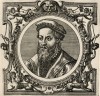 Вольфганг Лазиус (1514--1565 гг.) -- австрийский врач, зоолог, историк и гравёр (лист 59 иллюстраций к известной работе Medicorum philosophorumque icones ex bibliotheca Johannis Sambuci, изданной в Антверпене в 1603 году)