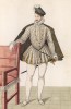 Король Франции Карл IX (1550--1574) (лист 40 работы Жоржа Дюплесси "Исторический костюм XVI -- XVIII веков", роскошно изданной в Париже в 1867 году)