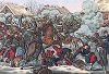 Франко-прусская война 1870-71 гг. Бой в местечке Ла Форс 17 января 1871 г. Редкая немецкая литография
