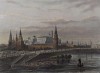 Вид на Кремль с Москва-реки. Russia illustrated. Лондон, 1835