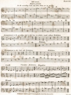 Музыка. Модуляция. Encyclopaedia Britannica. Эдинбург, 1808
