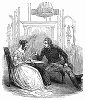 Иллюстрация к рассказу, написанной британской писательницей и поэтессой, светской львицей -- баронессой де Калабреллой (1793 -- 1857), получившей свой титул, приобретя землю во Франции (The Illustrated London News №101 от 06/04/1844 г.)