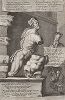 Пасквинская статуя в Риме - Менелай, несущий тело Патрокла. Лист из Sculpturae veteris admiranda ... Иоахима фон Зандрарта, Нюрнберг, 1680 год. 